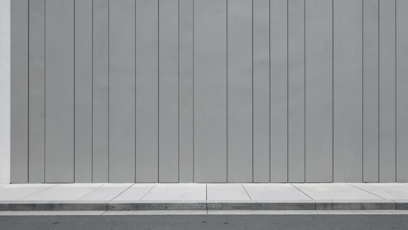 Elewacja frontowa jako ściana w linii zabudowy