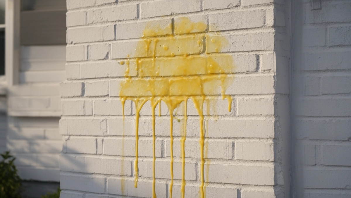 jak zmyć jajko z elewacji