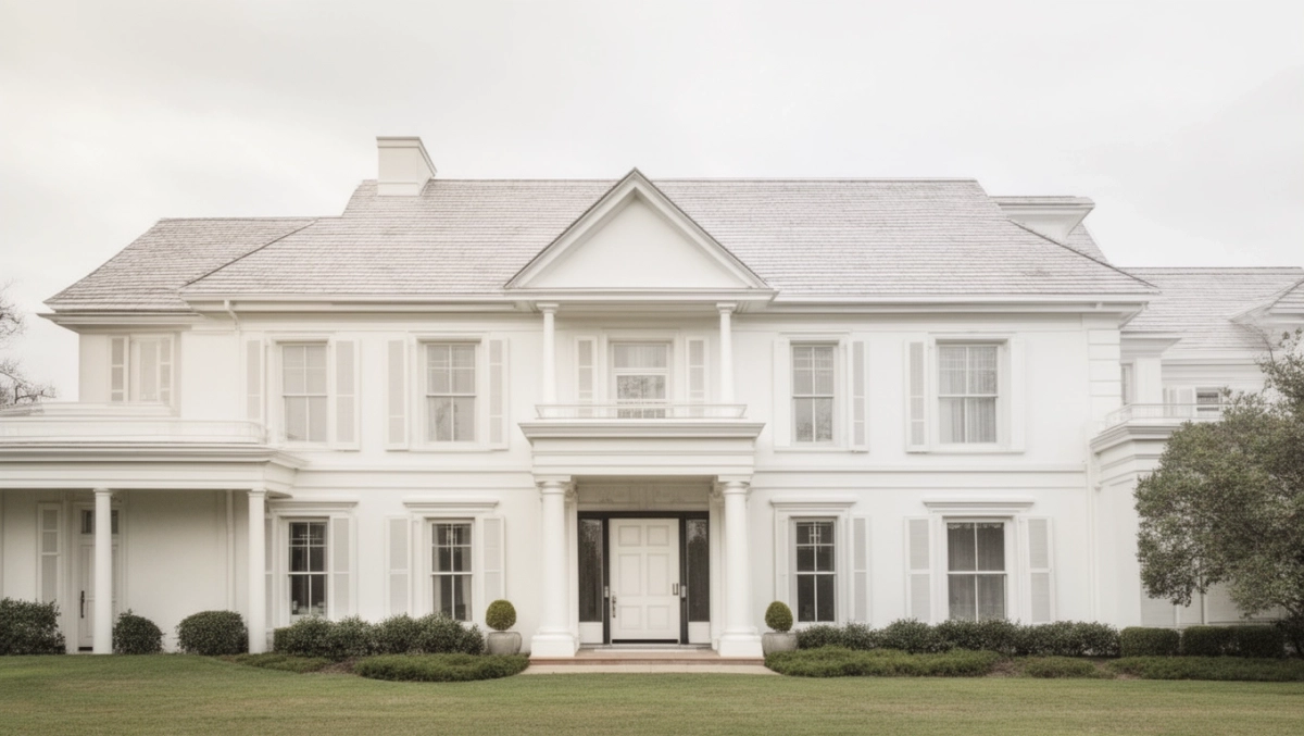 Odcienie bieli elewacja